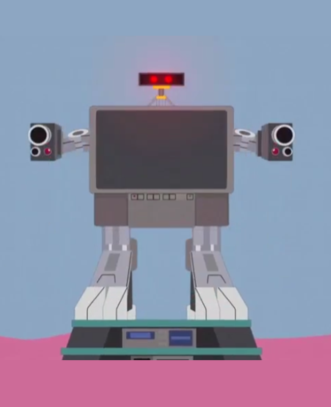 robot dessin